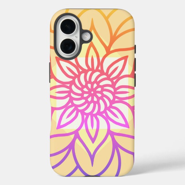 Mandala Design Light color Case-Mate iPhone Case (Back)