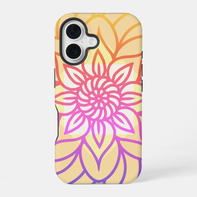 Mandala Design Light color Iphone Case (Back)