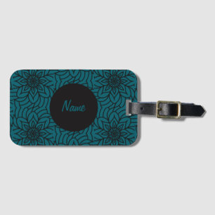 Mandala Design Luggage Tag