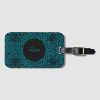 Mandala Design Luggage Tag