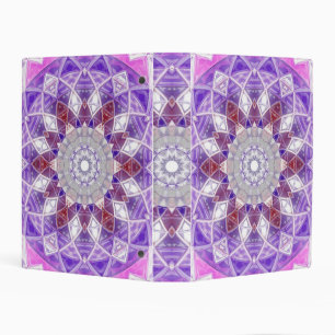 mandala design mini binder