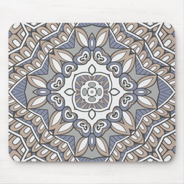 Mandala Design Mouse Pad (Front)