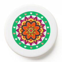 Mandala design prop grip