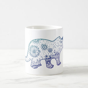 Mandala Dinosaur Art Mug