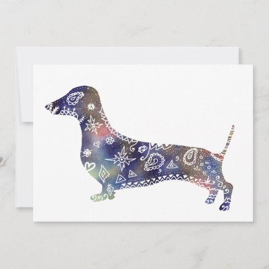 Mandala Dog Postcard (Front)