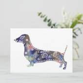Mandala Dog Postcard (Standing Front)