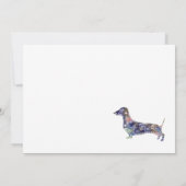 Mandala Dog Postcard (Back)