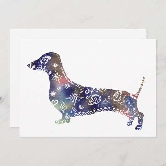 Mandala Dog  Postcard (Front/Back)