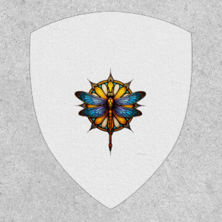 Mandala Dragonfly Luminous Sacred Geometry Spiritu Patch