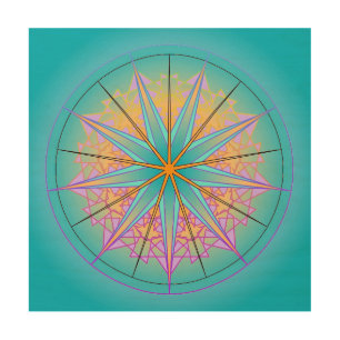 Mandala Dream #1 Wood Canvases