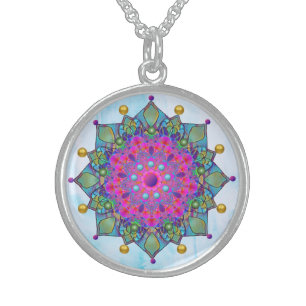 Mandala Dream Sterling Silver Necklace
