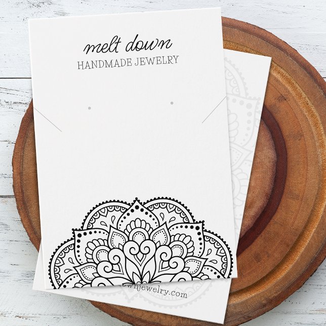 Mandala Earring Necklace Jewelry Display Card (Mandala Earring Necklace Jewelry Display Card)