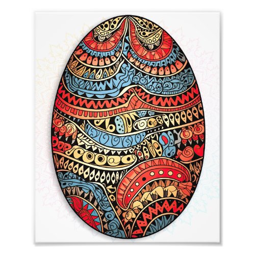 Mandala Easter Egg Photo Print