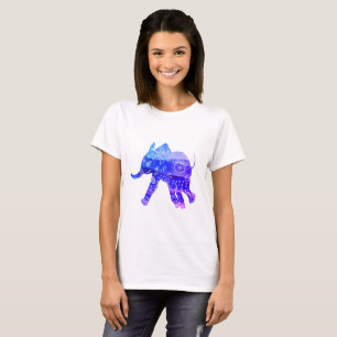 Mandala elephant Basic T-Shirt, White T-Shirt