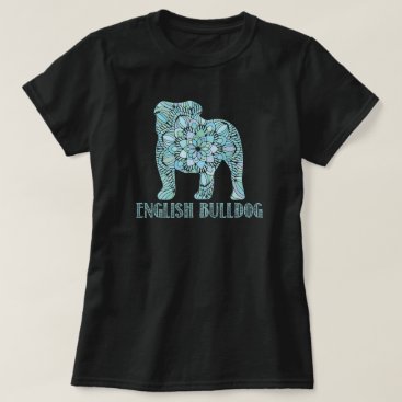Mandala English Bulldog T-Shirt
