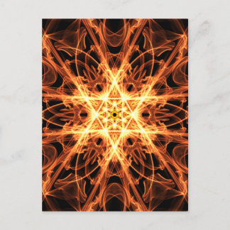 mandala estrela de davi.png postcard