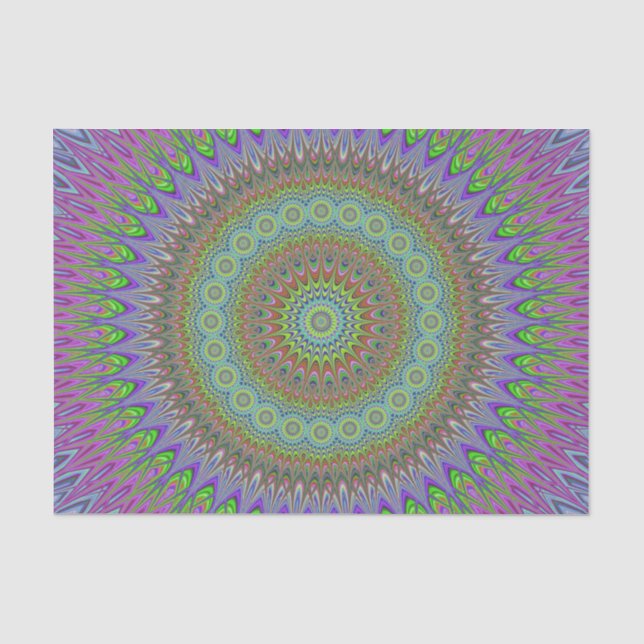 Mandala explosion tissue paper (Front)