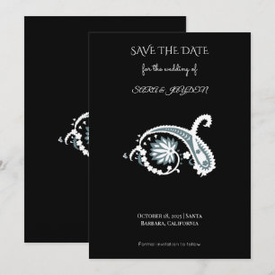 Mandala Floral Fishing Logo – Decorative Lure Art Save The Date