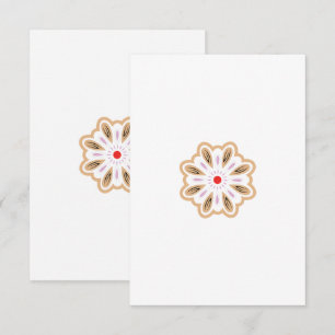 Mandala Flower Art Print Boho Decor Card