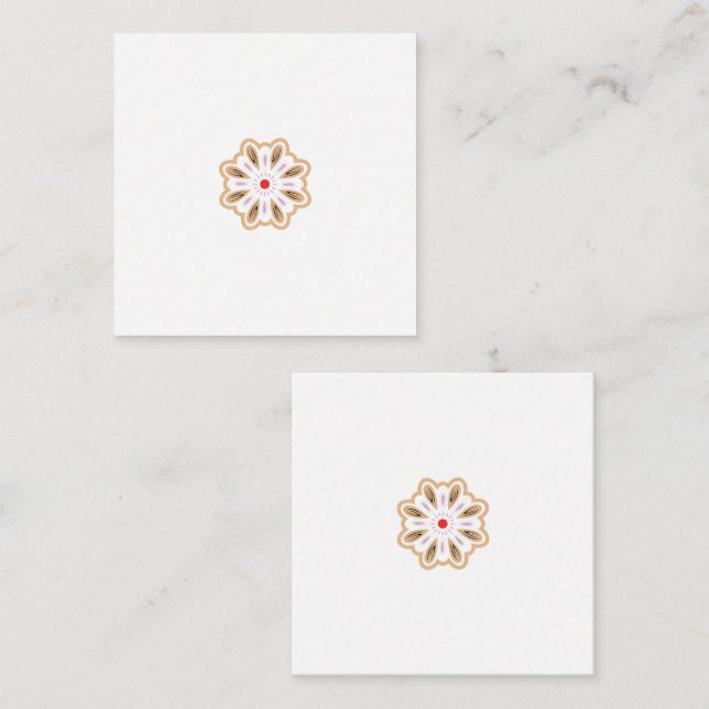 Mandala Flower Art Print | Boho Decor Note Card (Front/Back)