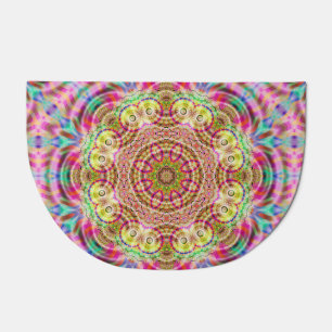 Mandala Flower: Artistic Design Doormat