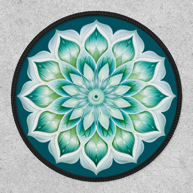 Mandala / Flower Design  Patch (Front)