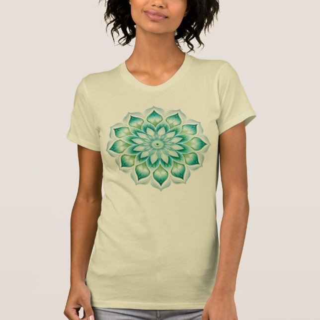 Mandala / Flower Design  T-Shirt (Front)