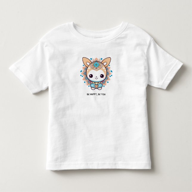 Mandala Flower Design Toddler T-shirt (Front)