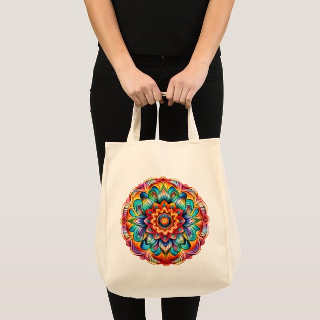Mandala / Flower Design  Tote Bag (Front (Product))