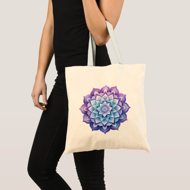 Mandala / Flower Design  Tote Bag (Front (Product))