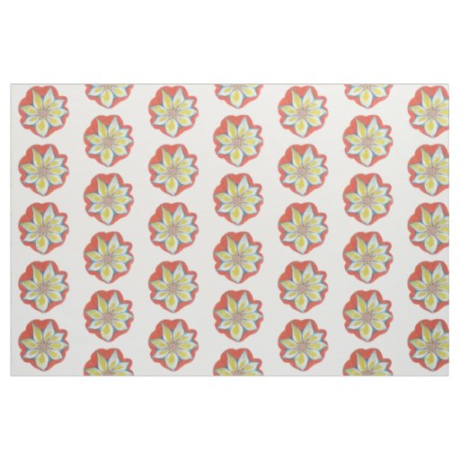 Mandala Flower Fabric