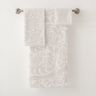 Mandala Flower Geometric Design Art Bath Towel Set