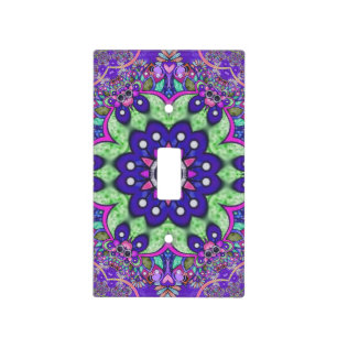  Mandala flower  Light Switch Cover
