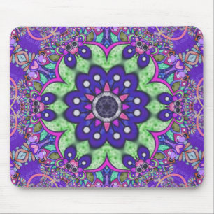 Mandala flower Mouse Pad
