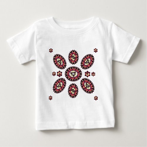 Mandala Flower Pattern Baby T_Shirt