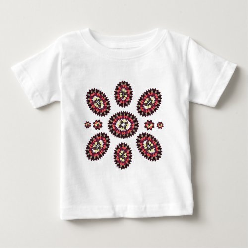 Mandala Flower Pattern Baby T_Shirt