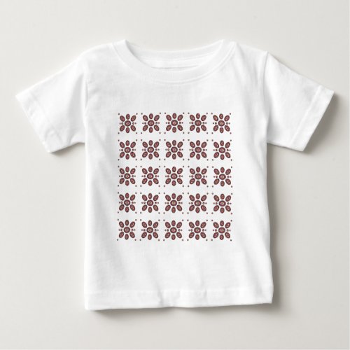 Mandala Flower Pattern Baby T_Shirt