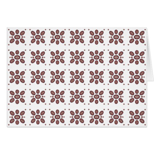 Mandala Flower Pattern Cards (Front Horizontal)