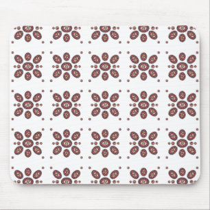 Mandala Flower Pattern Mouse Pad