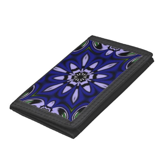 Mandala flower  trifold wallet (Bottom)
