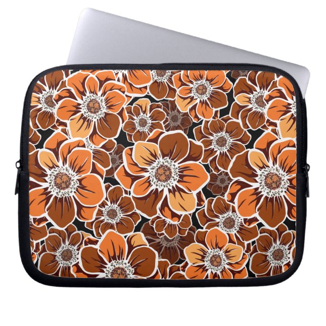 Mandala Flowers 2 Laptop Sleeve (Front)
