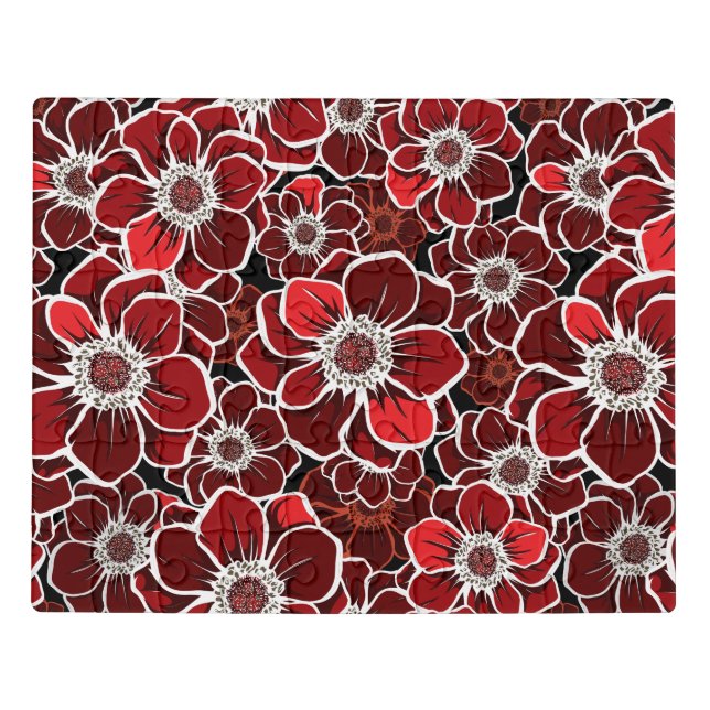 Mandala Flowers 4 Jigsaw Puzzle (Puzzle Horizontal)