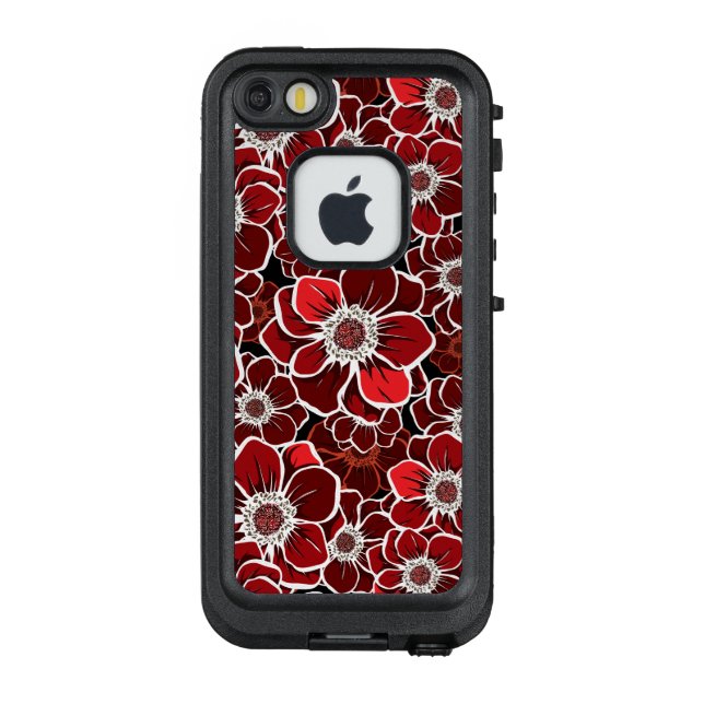 Mandala Flowers 4 LifeProof iPhone Case (Back)