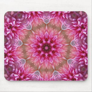 MANDALA FLOWERS MOUSE PAD