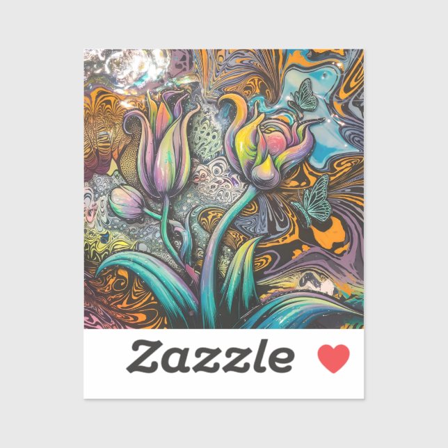 Mandala Flowers Sticker (Sheet)