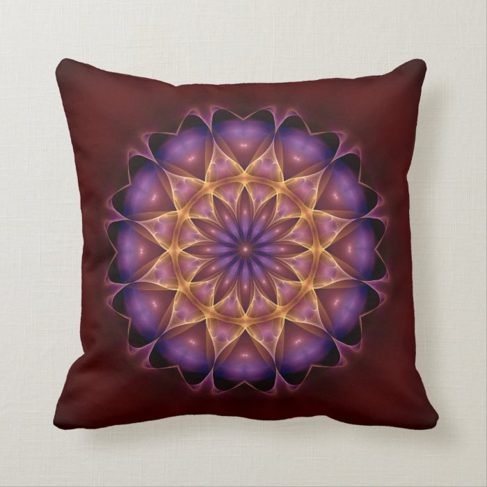 Mandala for spiritual advancement pillows