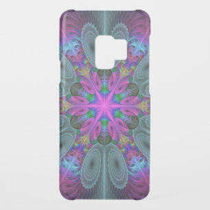 Mandala From Center Colorful Fractal Art With Pink Uncommon Samsung Galaxy S9 Case