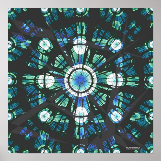 Mandala Funnels 6 Poster (Front)