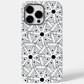 Mandala Geometric Pattern Black and White 