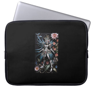 Mandala girl laptop sleeve